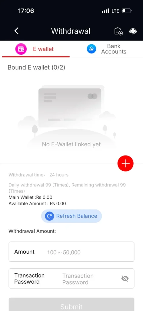 Playrupees withdraw